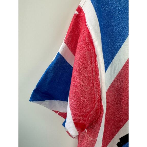 Vtg Beatles British American Flag Apple Corps Single Stitch XL T Shirt *Flawed* - Picture 14 of 16